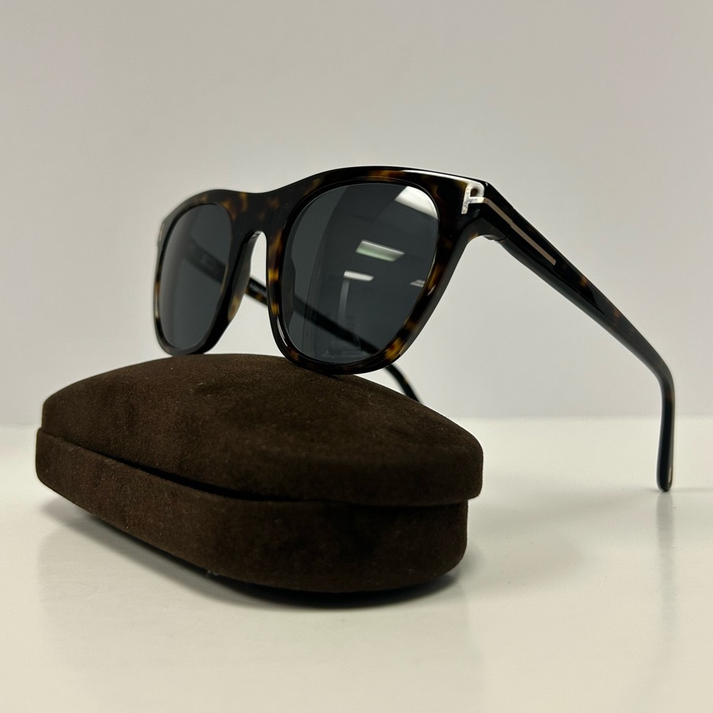 Tom Ford FT5895 B 052 Plastic Dark Havana Sunglasses